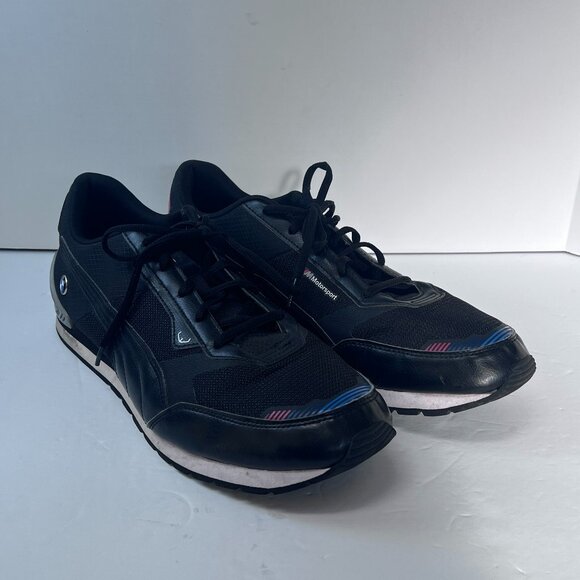 PUMA BMW Motorsport Track Racer driving Shoes Size 14 Black 306872 Performance - Picture 2 of 12